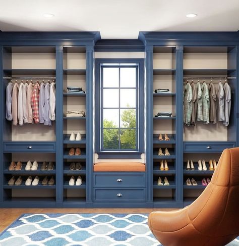 Walk In Wardrobe Ideas Master Bedrooms, Primary Closet, Dream Dressing Room, Master Closet Design, Closet Island, Bedroom Built In Wardrobe, Closet Planning, Closet Laundry, Wardrobe Room