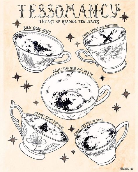 Witch Advice, Hellenistic Paganism, Witch Crafts Diy, Yaelokre Oc, Herb Witch, Teacups And Saucers, Wiccan Magic, Witch Spirituality, Tea Reading