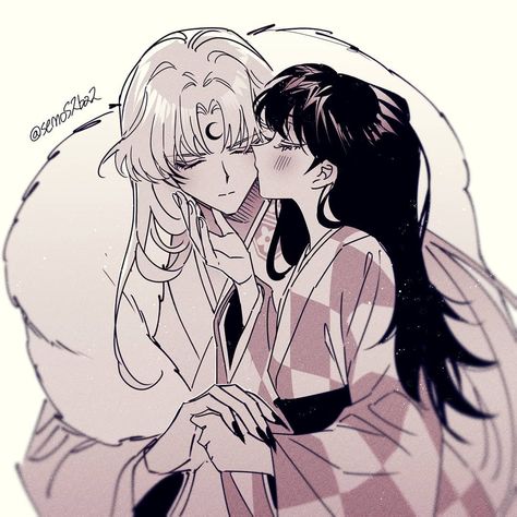 Sessrin Fanart, Sesshomaru And Rin, Rin Manga, Lord Sesshomaru, Inuyasha Funny, Rin And Sesshomaru, Seshomaru Y Rin, Inuyasha And Sesshomaru, Inuyasha Fan Art