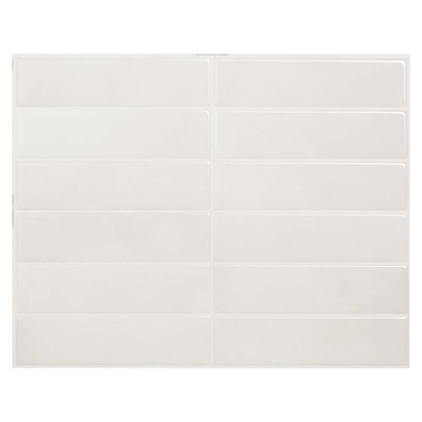 Morocco Essaouira Modern Stack White Peel and Stick Tile - Etsy Canada Self Adhesive Backsplash, Adhesive Backsplash, Stick Tile Backsplash, Peel Stick Backsplash, Smart Tiles, Stick Backsplash, Tile Covers, 3d Tiles, Peel N Stick Backsplash