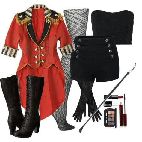 Ringmaster Costume Womens, Circus Outfit Women, Ringleader Costume, Ring Leader Costume, Circus Halloween Costumes, Ringmaster Costume, Circus Outfits, Halloween Circus, Diy Kostüm