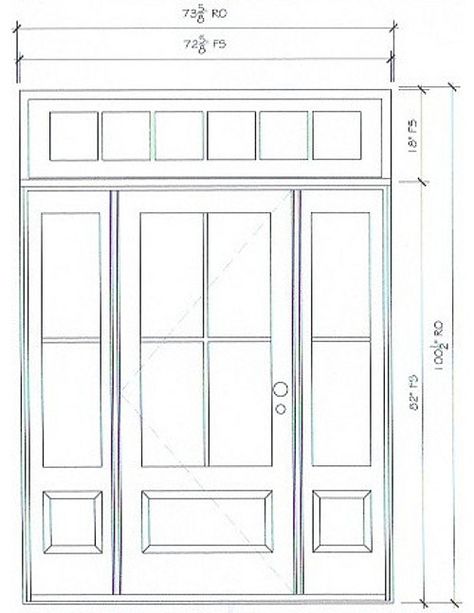 Front Door Plans. Front Door Measurements. Front Door Sidelight and Transom Measurements. #FrontDoor #Sidelight #Transom #FrontDoor #Measurements Front Door With Side Lights And Transom, Front Door With Sidelights And Transom, Front Door With Side Lights, Door With Sidelights And Transom, Door With Transom, Front Door Sidelights, Door Measurements, Front Door With Sidelights, Door Plans