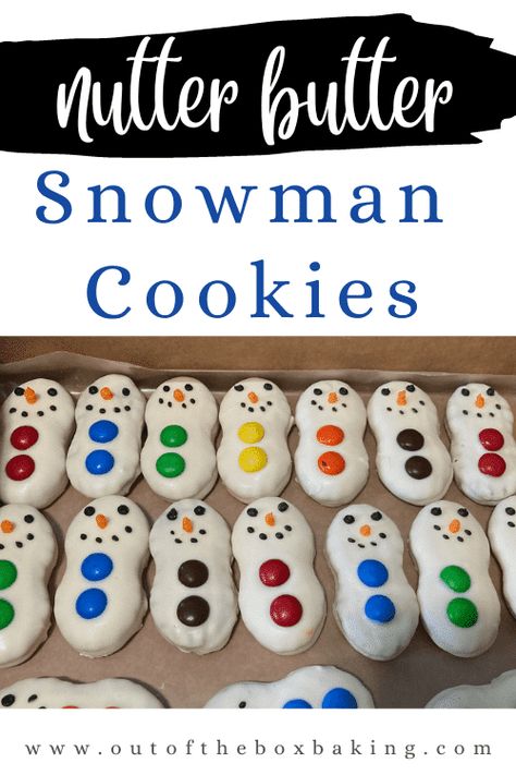 Nutter Butter Christmas Cookies, Easy Christmas Candy, Christmas Candy Easy, Easy Christmas Candy Recipes, Easy Frosting, Butter Mints, Holiday Cookie Exchange, Nutter Butter Cookies, Snowman Cookies