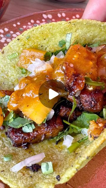 Al Pastor Tacos Recipe, Salsa For Tacos, Salty Cocina, Roasted Tomatillo Salsa, Roasted Tomatillo, Tacos Al Pastor, Tomatillo Salsa, Taco Recipes, Every Thing