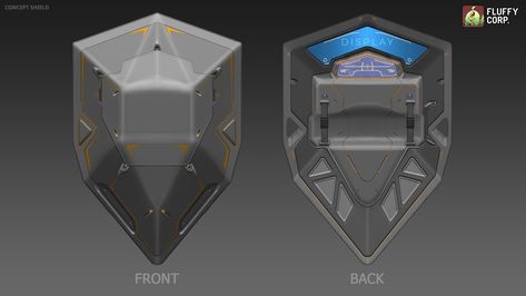 Sci Fi Shield, Scifi Shield, Futuristic Shield, Ham Radio Kits, Inspiring Drawings, Spartan Shield, Ship Craft, Sci-fi Armor, Fantasy Concept