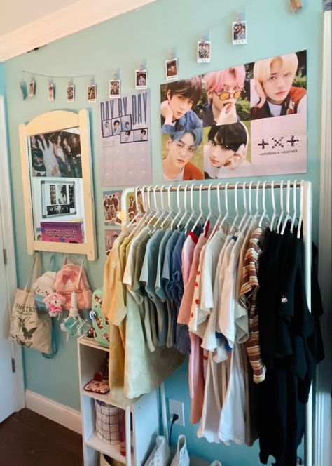 kpop room inspo #txt #moa #tomorrow_x_together Txt Room, Txt Moa, Kpop Room, Anime Room, Makeover Ideas, Room Themes, Bedroom Makeover, Room Makeover, Room Inspo