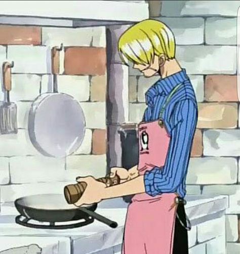 Sanji Cooking Wallpaper, One Piece Sanji Cooking, Sanji Tentacle, Never Cook Again Sanji, Sanji Waist, Sanji Cooking, Sanji Widgets, Sanji Small Waist, Luffy And Sanji Whole Cake Island