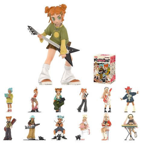 PRICES MAY VARY. POP MART Peach Riot Rise Up Series Figures: The blind box contains a random figure from a specific series. Each blind box only contains one figure. No one, including us, knows what's inside. This collection contains 12 blind box figures, one of them might be the secret edition. Random Design: Blind boxes are fully random and we cannot accept requests for specific items. There chances of getting the secret edition are usually 1/144. When purchasing the whole set, there will be no Peach Riot Pop Mart, Art Stuff To Buy, Peach Riot Figures, Bestie Basket, Pop Mart Figures, Peach Riot, Rise Up, Blind Box Figures, Christmas Halloween Decorations