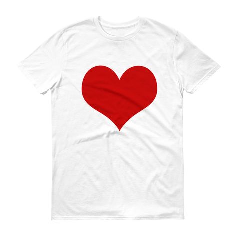 Red Heart Shirt, Valentines Tees, White Cotton T-shirt For Valentine's Day, White T-shirt With Heart Graphic For Valentine's Day, Casual Valentine's Day T-shirt With Heart Graphic, Cheap Cotton Valentine's Day T-shirt, Casual Heart Print T-shirt For Valentine's Day, Girls Top, Viking Style