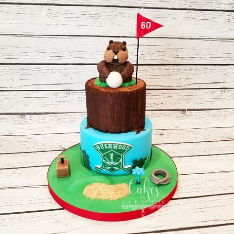 Caddyshack themed cake! Caddy Shack Theme Party, Caddyshack Party, Caddy Shack, Golf Birthday Party, 60th Birthday Cakes, Instagram Cake, Cupcake Birthday Cake, Golf Party, Golf Birthday