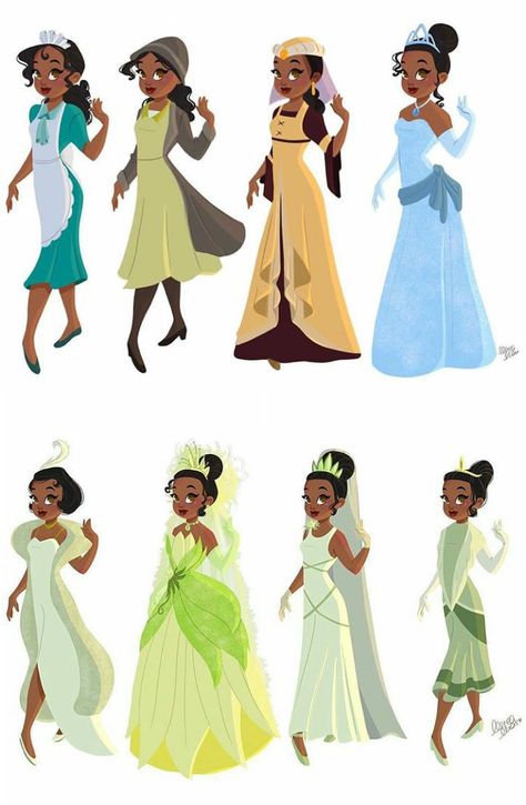 Tiana Outfit Disney Princesses, Princess And The Frog Inspired Prom Dress, Princess Tiana Inspired Dress, Princess Tiana Inspired Outfits, Tiana Princess And The Frog Costumes, Princess And The Frog Outfits, Tiana And Naveen Costume, Princess Tiana Outfit Ideas, Tiana Inspired Outfits