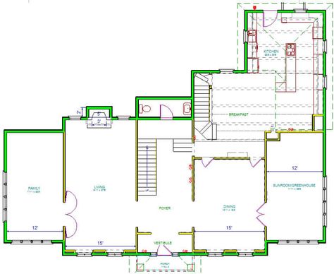 Interesting lack of halls; Home Alone house floor plan-first floor Home Alone House Floor Plan, French Chateau House Plans, Home Alone House, Chateau House Plans, Home Alone 1, Movie Houses, Home Alone Movie, Home Alone Christmas, Mansion Floor Plan