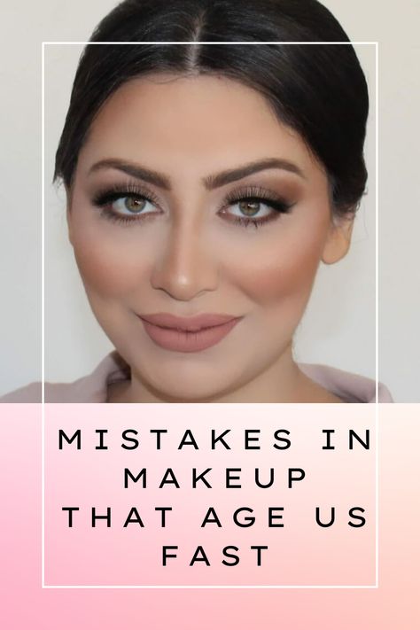 🚫 Don't let your makeup make you look older! Avoid these common mistakes that age us fast. #makeupmistakes #agingfast #beautyblunders #youthfulglow #makeuptips #antiaging #flawlessface #naturalbeauty #skincare #pinterestbeauty Over 40 Glam Makeup, Make Up To Look Older, Makeup To Make You Look Younger, Makeup For Late 30's Faces, Makeup In 30s, Make Up 50 Plus Makeup Tips, Over 50 Makeup Looks, Makeup For Over 40 Look Younger, Make Up 40's For Women