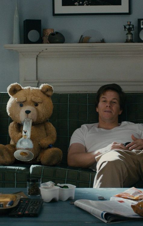 Ted Bear Funny, Ted Movie, Ted Bear, Hard Photo, Album Cover Wallpaper Collage, Classic Films Posters, Legendary Pictures, Seth Macfarlane, 2012 Movie