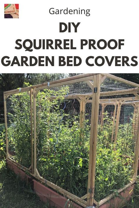 Diy Garden Animal Barrier, Garden Box Protection, Diy Deer Proof Raised Garden Beds, Cage For Raised Garden Bed, Screened In Garden Raised Beds, Squirrel Proof Garden Enclosure, Animal Proof Garden Fencing, Critter Proof Vegetable Garden, Garden Fencing To Keep Animals Out