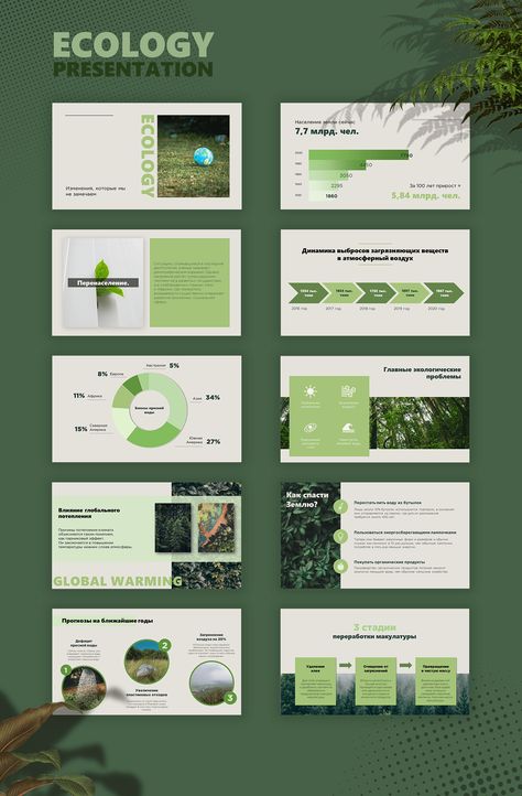 ECOLOGY presentation Ecology Design Graphics, Sustainability Presentation Design, Organic Presentation Design, Green Presentation Design, Sustainability Presentation, Sustainable Presentation, Presentation Powerpoint Design, Green Presentation, Plant Presentation