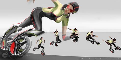 Futuristic Roller Skates, Futuristic Typography, Futuristic Shoes, Cyberpunk Character, Robot Design, Robot Concept Art, Futuristic Cars, Character Design Animation, Futuristic Technology