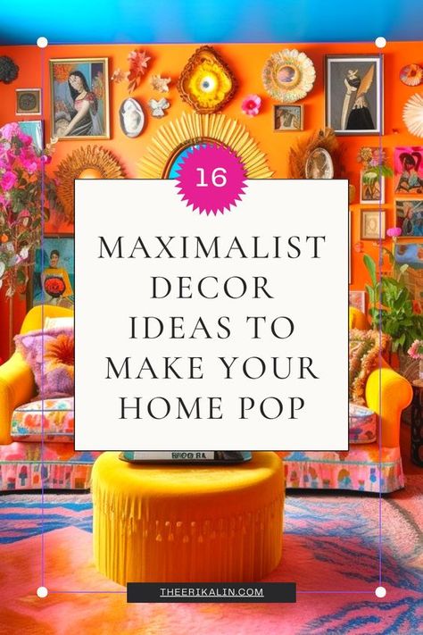 Dive into the lavish world of maximalist decor ideas! Elevate your space with vibrant maximalist decoration tips for a stunning maximalist interior. Explore maximalist living room, bedroom, and kitchen inspirations to transform your home. Discover more on our blog for eclectic maximalist home decor that resonates with your unique style! Diy Maximalist Decor Ideas, Glam Eclectic Decor, Maximalist Coffee Table Styling, Eclectic Wall Decor Ideas, Diy Boho Kitchen Decor, Maximalist Throw Pillows, Maximalist Diy Projects, Colorful Maximalist Decor Living Room, Eclectic Maximalism Living Room