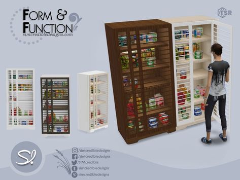 Coastal Chairs, Pantry Fridge, Sims Packs, Sims 4 Clutter, Sims 4 House Building, The Sims 4 Packs, Sims 4 Expansions, Sims 4 Gameplay, Form And Function