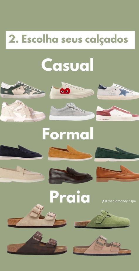 Old Money Footwear, Old Money Shoes, Mens Outfits Dressy, Mens Dress Shoes Guide, Guys Fashion Casual, Mens Sandals Fashion, Boots Outfit Men, Mens Smart Casual Outfits, Mens Fashion Casual Shoes