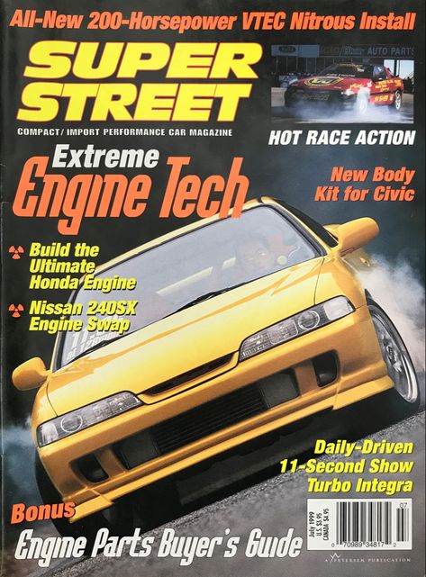 90s Car Magazine, Vintage Car Magazine Covers, Super Street Magazine, Old Car Magazines, Car Magazine Cover, Jdm Magazine, Racing Magazine, Import Tuner, Street Magazine