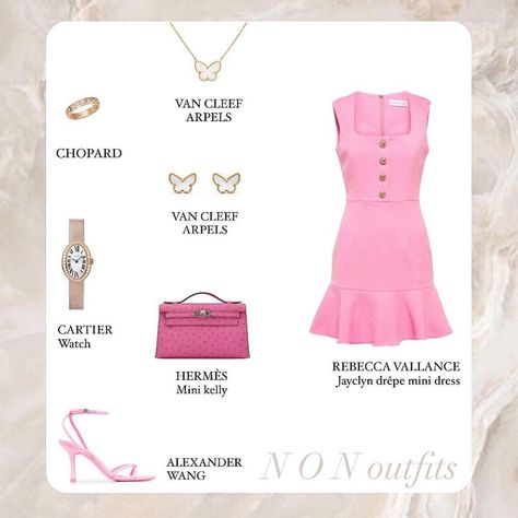 Outfit Flatlay, Briar Beauty, Expensive Outfits, Luxurious Clothes, Luxury Outfit, Pink Luxury, Gala Outfit, Elegant Outfit Classy, Fashion Vocabulary