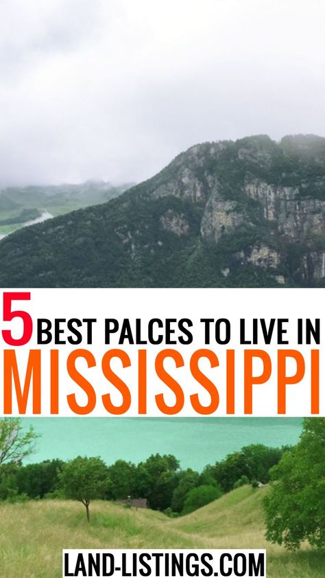 05 Best Places To Live In Mississippi | Best Places To View In Mississippi | Best Places To Go Realestate Investing, Texas Land, Colorado Trail, Ocean Springs, Residential Land, Tennessee River, Dream Property, Canyon Lake, Places To Live