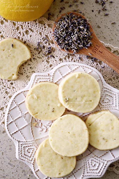 Magnolia Table Cookbook Lemon + Lavender Icebox Cookies. #magnoliatable #magnoliatablecookbook #lemonlavendercookies Magnolia Cookie Recipe, Magnolia Table Lemon Tea Cookies, Joanna Gaines Lemon Tea Cookies, Silo Cookie Recipe Magnolia, Lemon Lavender Shortbread Cookies, Lemon Lavender Cookies, Lavender Dessert, Lavender Cookies, Icebox Cookies