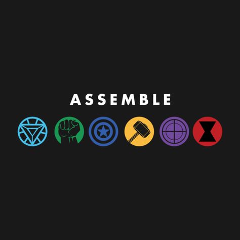 Assemble Kapten Marvel, Avengers Symbols, Poster Marvel, Logo Marvel, Avengers Cartoon, Avengers Imagines, Avengers Logo, Marvel Logo, Marvel Shirt