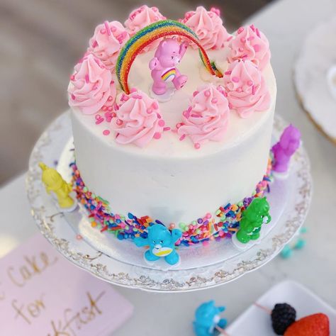 Care Bears Birthday Party Cake, Carebear Birthday Cake, Care Bear First Birthday Party, Care Bear 1st Birthday Party Ideas, Care Bear Birthday Cake, Carebear Birthday Party Ideas, Care Bear Birthday Party Ideas, Care Bear Birthday Party, Care Bear Cake