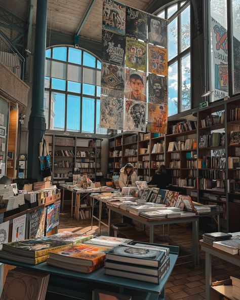 How many books are too many books? Halle Saint Pierre, a hidden gem in Paris, offers a unique blend of art and culture. Originally built in 1868 as a market hall, this space at the foot of Montmartre transformed in the 1980s into a museum dedicated to outsider art, contemporary folk art, and naive art. Inside, you’ll discover an eclectic mix of exhibitions, cozy nooks brimming with books, and a charming café perfect for a coffee break. Whether you’re a book lover, art enthusiast, or simply ... Eclectic Cafe, Halle Saint Pierre, Paris Hidden Gems, Contemporary Folk Art, Cozy Nooks, Art Enthusiast, Instagram Highlights, Art And Culture, Cozy Nook