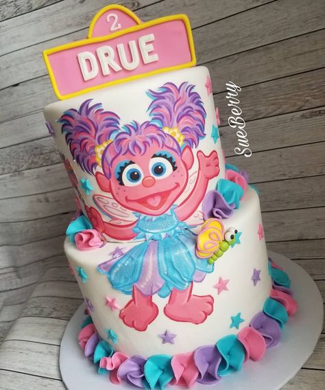 Sesame Street Abby Cake, Abby Cadabby Birthday Outfit, Elmo And Abby Cadabby Cake, Abby Cadabby Birthday Cake, Abby Sesame Street Birthday, Abby Cadabby Birthday Party Ideas, Aunt Duties, Abby Cadabby Cake, Abby Cadabby Birthday Party