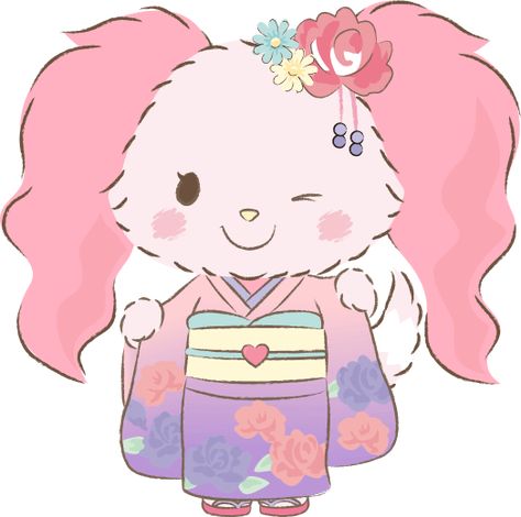 Underrated Sanrio Character, Rare Sanrio Characters, Maimai Sanrio, Sanrio Underrated, Sanrio Oc, Sanrio Character Ranking, Sanrio Pictures, Rare Sanrio, Pink Puppy