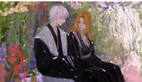 Gin And Rangiku, Gin Ichimaru, Bleach Couples, Bleach Funny, Bleach Anime Art, Bleach Fanart, Bleach Art, Anime Pixel Art, Bleach (anime)