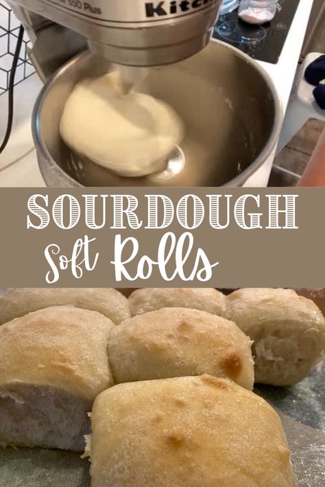 These buttery and soft sourdough dinner rolls are super easy to make and they're the perfect side dish for any meal! Sourdough adds a depth of flavor to rolls that you just can't get any other way! This recipe is simple and does not require the use of special tools or a kitchen scale. #sourdough Dinner Rolls Recipe Easy, Homestyle Recipes, Soft Sourdough Bread, Family Recipies, Sourdough Dinner, Sourdough Starters, Sourdough Dinner Rolls, Rolls Recipe Easy, Dinner Rolls Easy