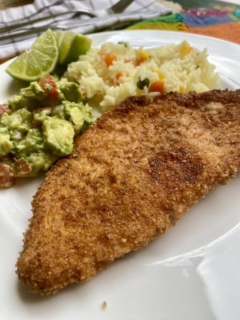 Chicken Pollo, Chicken Milanese, Mexican Bread, Modern Mexican, Mexican Chicken, Mexican Food Recipes Easy, Easy Mexican, Chicken Cutlets, Breaded Chicken