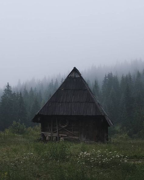 Viking Aesthetic, Viking Village, Slavic Mythology, Smell Of Rain, German Village, Scenery Photos, Dark Green Aesthetic, Dark Cottagecore, Old Cottage