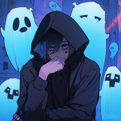 Anime Ghost, Ghost Drawing, Anime Picture Hd, Bf Love, Ghost Boy, Ghost Pictures, Pumpkin Candy, Cute Emo, Art Halloween