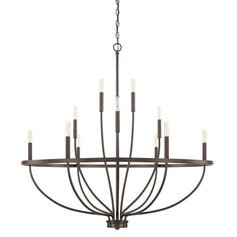 Greyson 12-Light Chandelier Gallery | Capital Lighting Fixture Company 12 Light Chandelier, Capital Lighting Fixture, Large Chandelier, Wagon Wheel Chandelier, Capital Lighting, Candle Chandelier, Beautiful Chandelier, Candle Styling, Black Chandelier