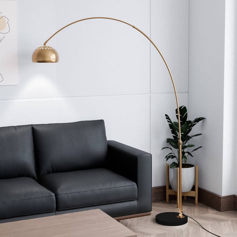 Item Specifications: The Modern Floor Lamp features a distinctive arched design that adds a touch of elegance and modernity to your living room or bedroom. Arched Design, Traditional Floor Lamps, Modern Floor Lamp, Metal Lamp Shade, Gold Floor Lamp, Arched Floor Lamp, Lamp Cord, Arm Floor Lamp, White Floor Lamp