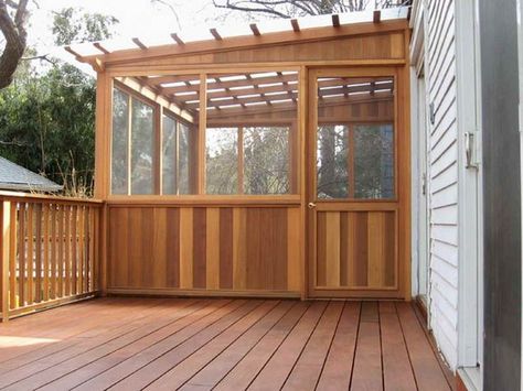 plexiglass enclosed deck and roof | screened in porch roof patio deck porch back porches screen porch ... Enclosed Decks, Wood Deck Designs, Screened Porch Designs, Screened In Deck, Building A Porch, Fibreglass Roof, Enclosed Porches, Porch Roof, Screened In Patio