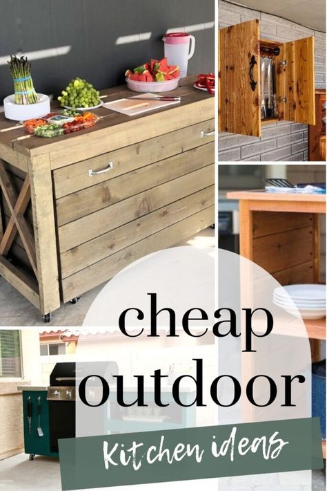 Transform your backyard into a culinary paradise with these DIY outdoor grill station ideas! From sleek and modern designs to rustic and charming setups, there's something for every style and budget. Get ready to impress your guests and enjoy endless summer cookouts with these inspiring and easy-to-build projects. Grilling Station Outdoor Diy Patio, Outdoor Kitchen Plans Diy, Diy Grill Station Cheap Backyard, Grilling Station Ideas, Diy Outdoor Grilling Station On A Budget, Diy Blackstone Grill Station, Blackstone Station Diy, Diy Outdoor Kitchen On A Budget, Diy Outdoor Grill Station