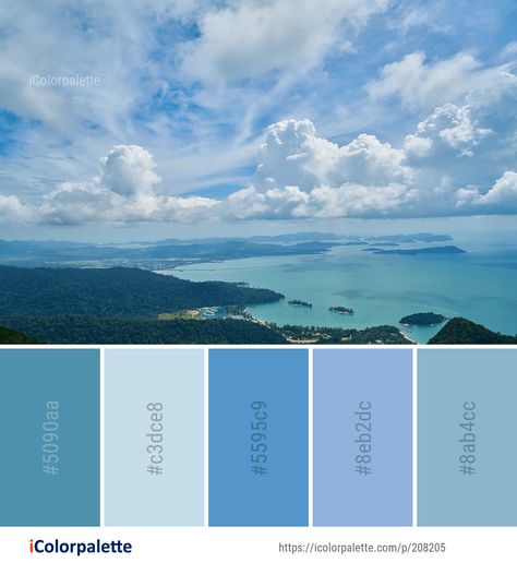 Color Palette ideas from 2538 Cloud Images | iColorpalette Sky Pallete Color, Daylight Reference, Coloring Combinations, Cloud Images, Color Palette Ideas, Pantone Colour Palettes, Blue Sky Clouds, Color Schemes Colour Palettes, Palette Ideas