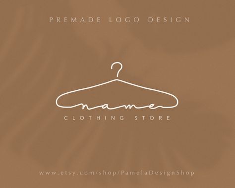 Premade logo | Simple Minimalist Modern premade Logo | Clothing Store Website Instagram Boutique Fashion Elegant Logo logodesigne #graphicdesigndesign #freelogo. Logo For Clothing Brand, Clothing Store Website, Social Media Manager Website, Fashion Boutique Logo, Clothing Brand Logo Design, Sewing Logo Design, Logo Design Women, Clothing Logo Design, Sewing Logo