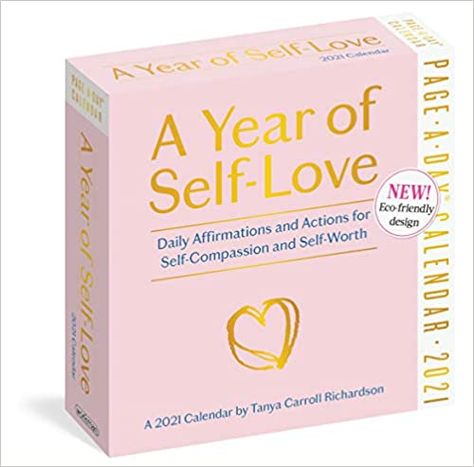 Amazon.com: A Year of Self-Love Page-A-Day Calendar 2021: Daily Affirmations and Actions for Self-Compassion and Self-Worth (9781523511389): Richardson, Tanya Carroll, Workman Calendars: Books Affirmation Calendar, Healing Message, Learn To Love Yourself, Calendar 2022, Calendar 2023, Online Calendar, Lord Murugan, Love Box, Learning To Love Yourself