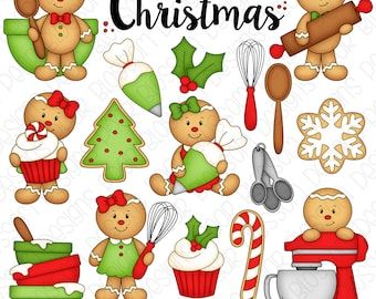 Christmas Baking Gingerbread, Gingerbread Bakery, Cookie Clipart, Gingerbread Crafts, Pear Blossom, Clipart Christmas, Sweet Christmas, Blossom Design, Christmas Gingerbread