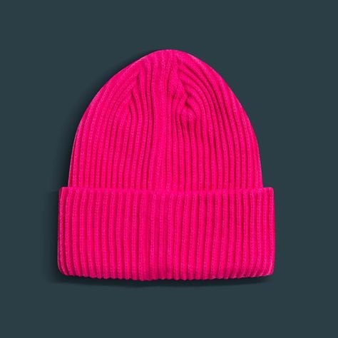 Pink Winter Hat, Hot Pink Hat, Swag Ideas, Pink Beanie, Neon Colours, Pink Beanies, Neon Color, Winter Accessories, Free Photo