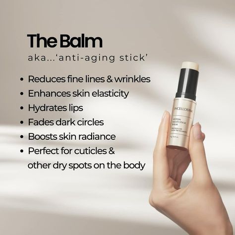 Tell me if this is you as well? I swear l’ve tried every high-end under-eye serum and cream out there with minimal results-some even made things worse! So when someone mentioned this Korean skincare stick was working wonders for their under-eyes and lip lines, I was skeptical. But guess what? After a few weeks, I’m a believer! This small but mighty stick balm is a multi-use miracle that replenishes and firms up my skin, eliminating fine lines and wrinkles. I no longer cringe when I look in t... Lip Hydration, Skin Radiance, Eye Serum, How To Line Lips, My Skin, Skin Elasticity, Korean Skincare, Dark Circles, Spot On