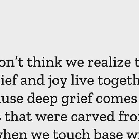 TORY ELETTO, LMFT on Instagram: "Top 2023 posts #3 🍭 This particular quote from my caption yesterday seemed to have landed for some, so I figured I would give it some emphasis. Grief and joy often live together. Where we find one, we often find the other. Because moments of pure joy and love are what carve out the hole we feel in the depths of grief. And sometimes in moments of pure joy, we feel the weight of grief sneak it’s way in. That’s the thing about these particular emotions, they are both all encompassing. So if this resonates, be gentle. Our capacity to feel either relies on how we feel the other. And most of us are a healing towards being able to hold space for both. #nytherapist" Hold Space, Live Together, Be Gentle, Pure Joy, The Thing, Emphasis, Healing, In This Moment, Pure Products