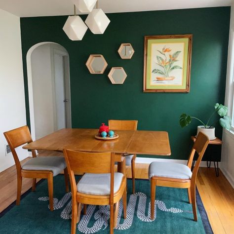 Green Dining Room Walls, Sherwin Williams Paint Colors Green, Sherwin Williams Green, Dining Room Wall Color, Dream House Bedroom, Pewter Green, Green Painted Walls, Office Paint Colors, Green Accent Walls